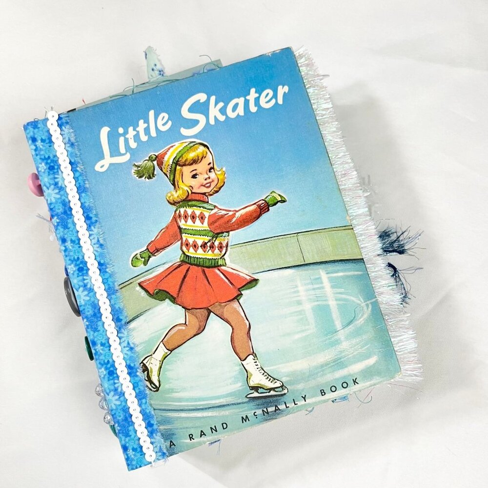 Winter Junk Journal, Retro Vintage Journal for Memorykeeping, Scrapbooking, Rand